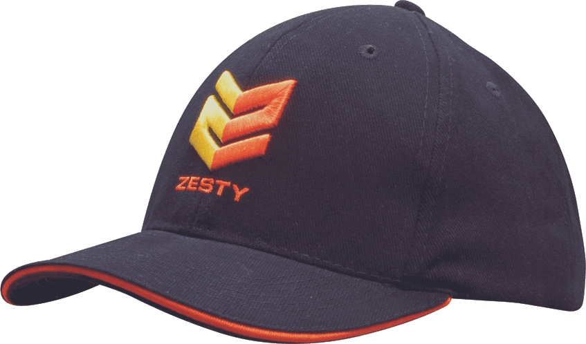 Baseball Cap with Sandwich Trim